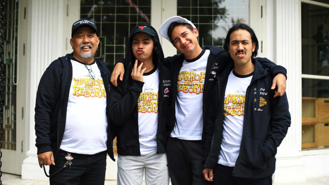 Pemain Film Warkop DKI Reborn 3 saat berkunjung ke kantor kumparan. Foto: Melly Meiliani/kumparan