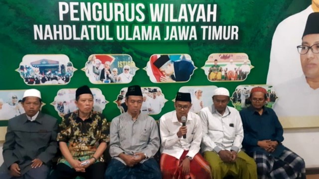 Konferensi pers Batsul Masail PWNU Jatim terkait hukuman kebiri. Foto: Yuana Fatwalloh/kumparan
