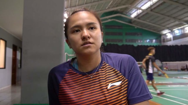 Melati Daeva Oktavianti, pemain ganda campuran Indonesia saat ditemui di Pelatnas Cipayung, Jakarta Timur. Foto: Aditia Rizki Nugraha/kumparan