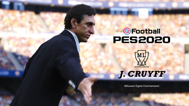 Johan Cruyff di PES 2020. Foto: Dok. Konami