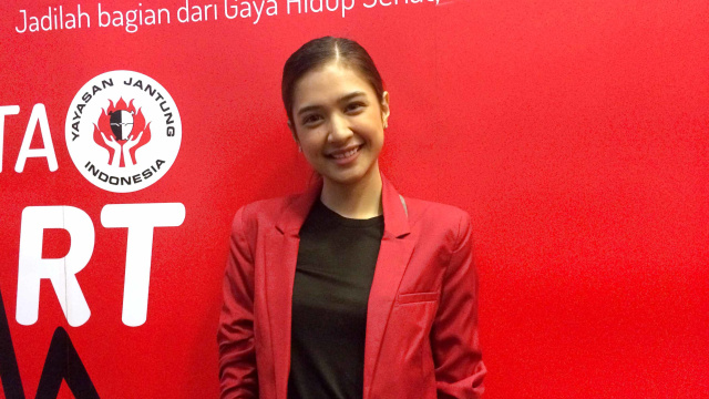 Mikha Tambayong di Konferensi pers rangkaian kegiatan World Health Day 2019 di CoHive D.Lab, Menteng, Jakarta Pusat, Sabtu (31/8). Foto: Sari Kusuma Dewi/kumparan
