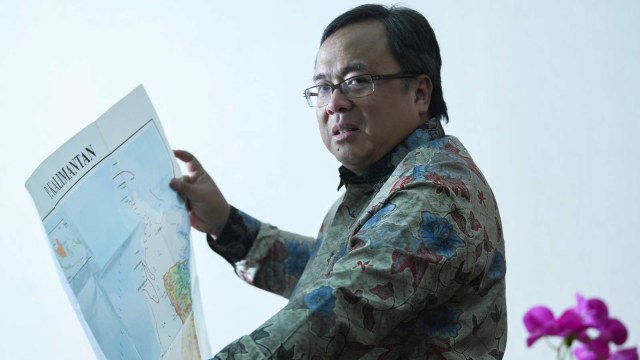 Menteri PPN/Kepala Badan Perencanaan Pembangunan Nasional Bambang Brodjonegoro di Kantor Kementerian PPN, Jakarta. Foto: ANTARA FOTO/Wahyu Putro