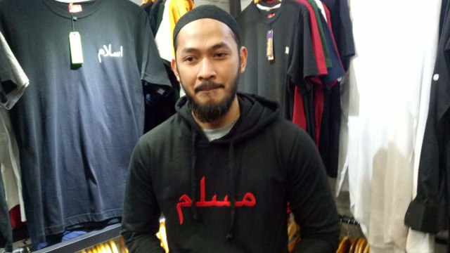 Uki Kautsar eks Noah ditemui di Muslim Lifefest, JCC Senayan. Foto: Sari Kusuma Dewi/kumparan