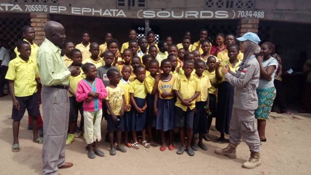 Brigadir Nova saat bertugas di Kongo. Foto: Istimewa