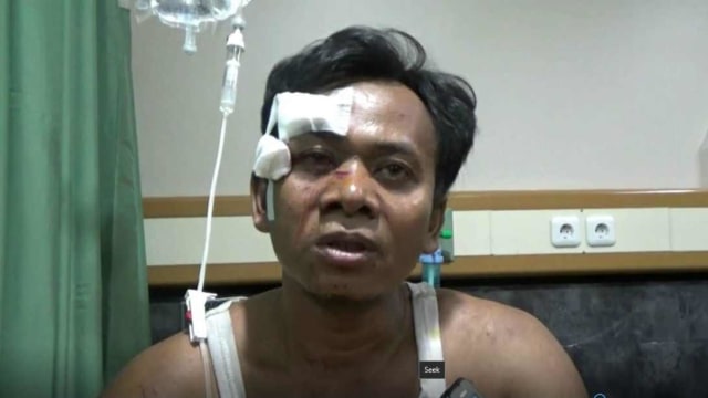 Subana, sopir truk yang menabrak 18 kendaraan di Tol Cipularang. Foto: kumparan