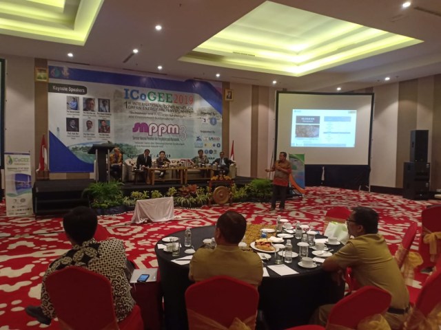 Pertemuan ilmiah internasional coference on green energy dan environment 2019. (Ggp/Babelhits)