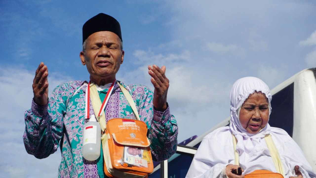 Jemaah haji asal Aceh di Bandara Sultan Iskandar Muda Blangbintang. Foto: Zuhri Noviandi/kumparan