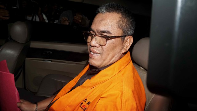 Bupati Muara Enim, Ahmad Yani ditahan KPK sebagai tersangka dugaan suap PUPR. Foto: Irfan Adi Saputra/kumparan