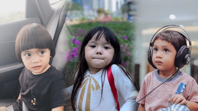 Kolase anak selebriti, Ayudia, Gisella Anastasia dan Andien. Foto: Instagram/ @ayudiac @gisel_la @andienaisyah