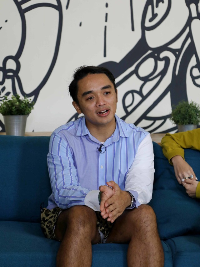 DJ Dipha Baru saat berkunjung ke kantor kumparan, Rabu (4/9). Foto: Melly Meiliani/kumparan