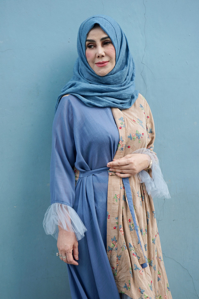 Amy Qanita saat ditemui dikawasan Tendean, Jakarta. Foto: Dok. Ronny