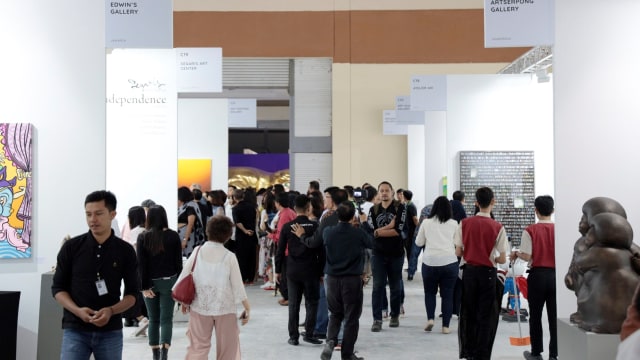 Suasana di Acara Art Jakarta 2019 di JCC Senayan yang digelar 30 Agustus -- 1 September 2019. Foto: Dok. Art Jakarta