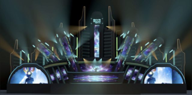 Ilustrasi panggung utama acara musik 'SHVR Ground Festival 2019'. Foto: Dok. SHVR