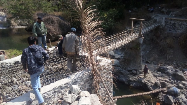 com-Jembatan Gantung yang dibangun Pemdaprov Jabar. Foto: Dok. Pemdaprov Jabar