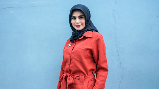 Artis Asha Syara saat ditemui dikawasan Tendean, Jakarta, Kamis, (5/9). Foto: Dok. Ronny