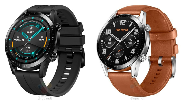 Bocoran desain jam tangan pintar Huawei Watch GT 2. Foto: Dok. WinFuture