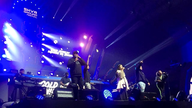 Penampilan Junkie Munkie bersama Kamasean di Panggung SHVR 2019. Foto: Giovanni/kumparan