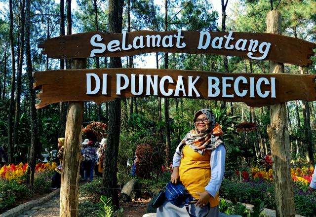 Kawasan wisata Puncak Becici di Bantul, Jogjakarta (Foto: Jamal Mahfudz)