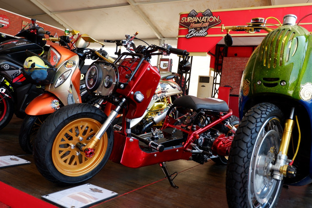 Motor kustom di Suryanation Motorland 2019 Foto: Aditya Pratama Niagara/kumparan
