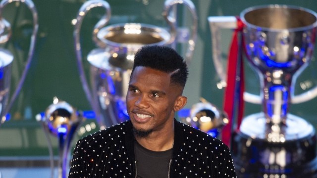 Pesepak bola legendaris Kamerun, Samuel Eto'o. Foto: Josep LAGO / AFP