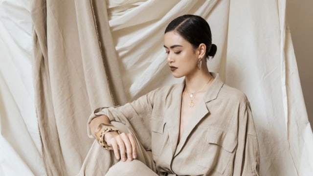 Model dari brand fashion Lanivatti. Foto: Instagram/@lanivatti_official