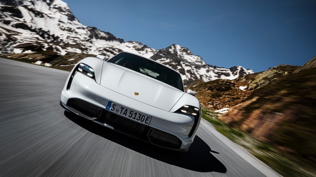 Porsche Taycan Foto: dok. Carscoops