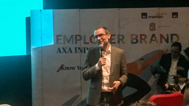 Acara penjelasan AXA dan AXA Mandiri terkait pekerjaan untuk generasi milenial di Kuningan City Mall. Foto: Moh Fajri/kumparan