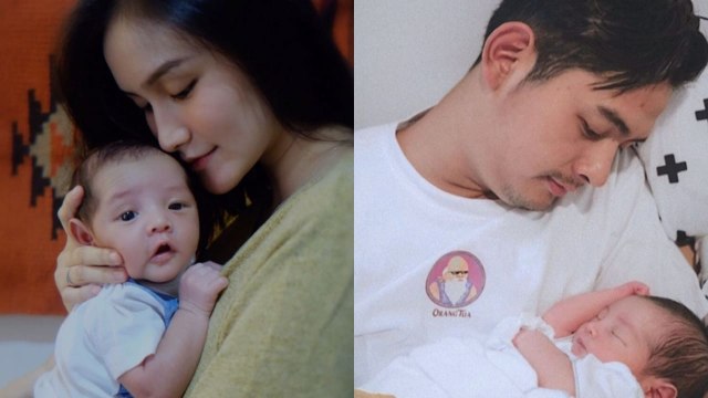Miqdad, Isel, dan anaknya. Foto: (Instagram)
