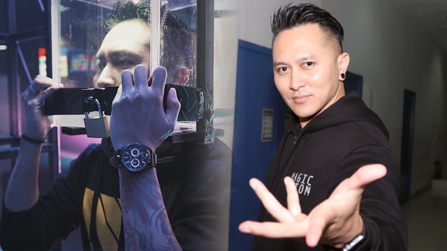 Berbagai atraksi pesulap Demian Aditya. Foto: Instagram/ @_demianaditya_ dan kumparan 