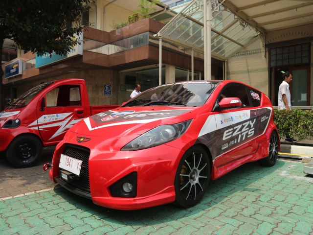Mobil listrik ITS yang bisa dipesan. Foto: Ghulam Muhammad Nayazri / kumparanOTO