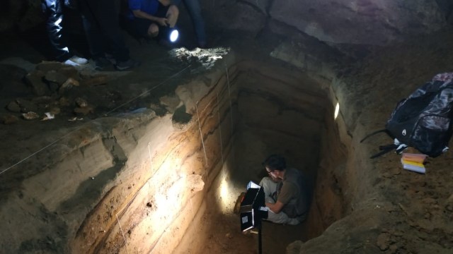 Penelitian di Gua Ek Leuntie, Aceh Besar. Foto: BPBA 