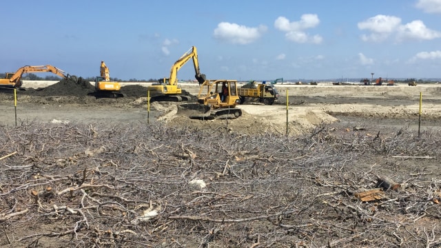 Lokasi proyek reklamasi Pelabuhan Benoa, Bali, Selasa (10/9). Foto: Denita br Matondang/kumparan