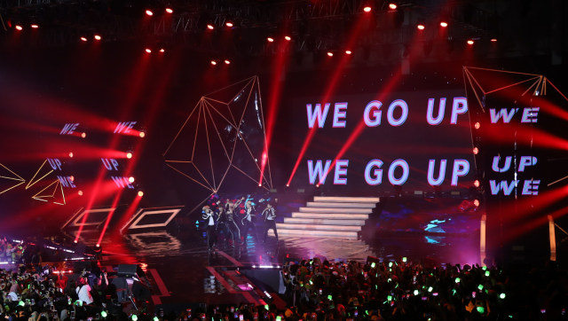 NCT Dream saat konser Korean Wave 2019 di Ecovention Ancol, Jakarta, Selasa (10/9). Foto: Nugroho Sejati/kumparan