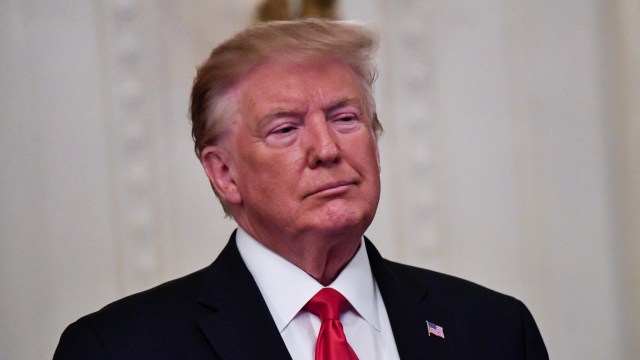 Presiden Amerika Serikat, Donald Trump. Foto: AFP/Nicholas Kamm