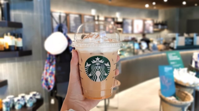 Menu Starbucks pumpkin spice latte Foto: Azalia Amadea/Kumparan