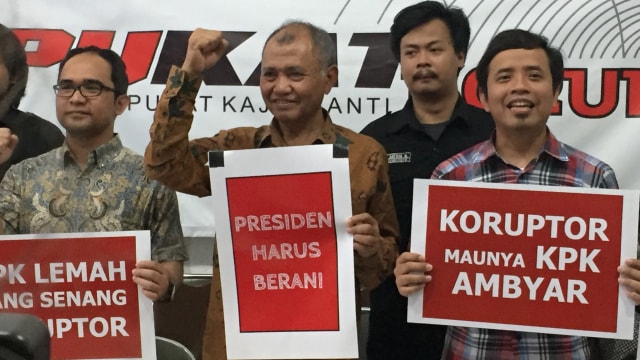 Ketua KPK Agus Raharjo saat di PUKAT UGM. Foto: Arfiansyah Panji Purnandaru/kumparan
