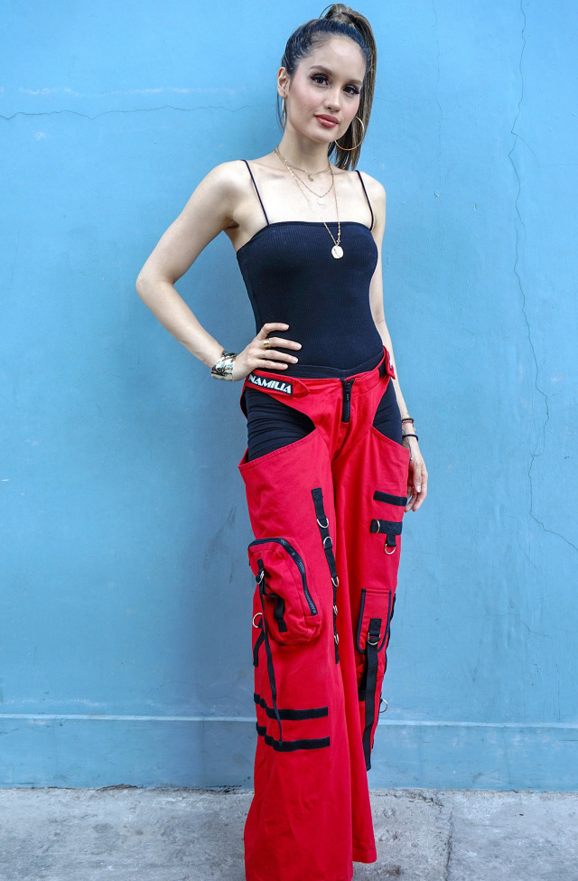 Cinta Laura saat ditemui dikawasan Tendean, Jakarta, Rabu, (11/9). Foto: Dok. Ronny