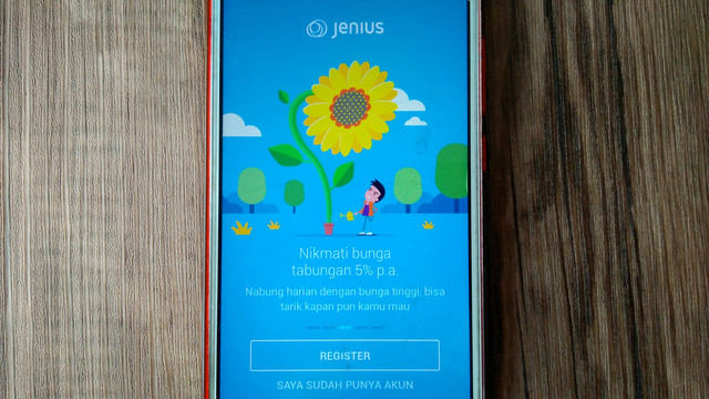 Ilustrasi aplikasi Jenius. Foto: Shutter Stock
