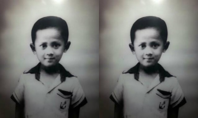 Foto masa kecil BJ Habibie. Foto: Dokumen istimewa