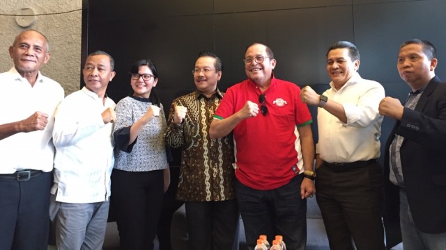 Para anggota Komite Banding Pemilihan dan perwakilan PSSI. Foto: Ferry Adi/kumparan