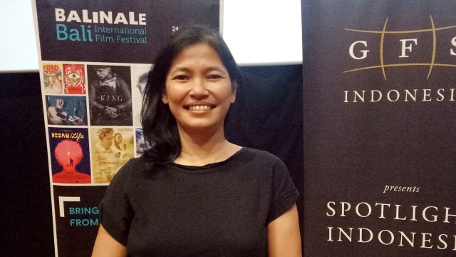 Djenar Maesa Ayu ditemui di Plaza Semanggi, Jakarta Selatan, Kamis (12/9). Foto: Sari Kusuma Dewi/kumparan