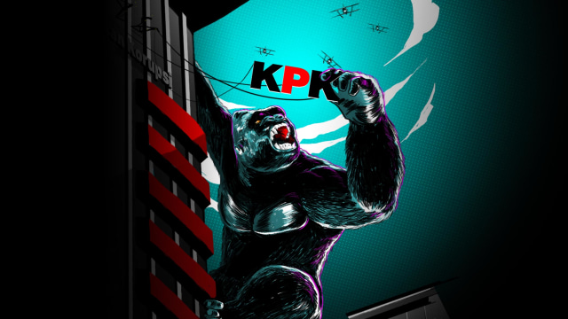Ilustrasi KPK tamat. Foto: Indra Fauzi/kumparan