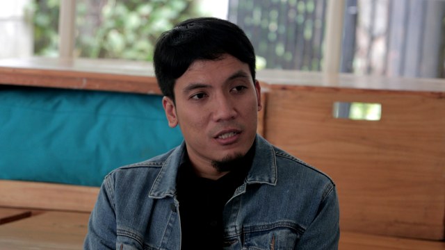 Presenter Deddy Mahendra Desta saat berkunjung ke kantor kumparan. Foto: Melly Meiliani/kumparan