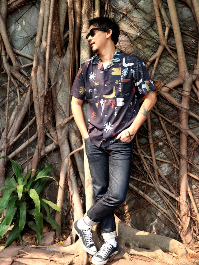 Presenter Vincent Rompies saat berkunjung ke kantor kumparan. Foto: Melly Meiliani/kumparan