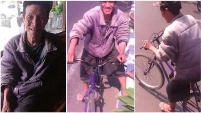 Kakek 50 Tahun Bersepeda Solo-Pasuruan demi Kembalikan Dompet Jatuh