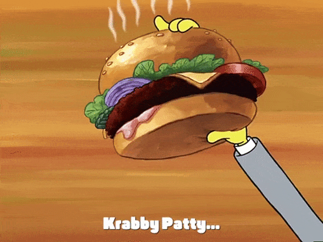Krabby Patty. Foto: Dok. Giphy
