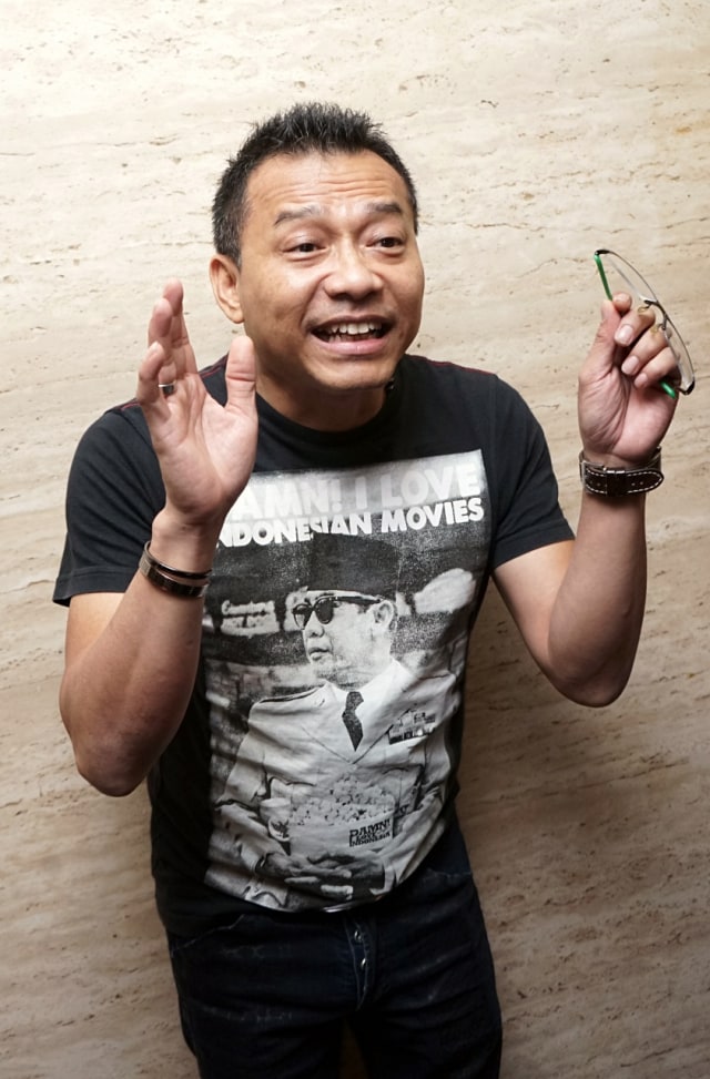 Musisi Anang Hermansyah saat hadir di konferensi pers Indonesian Idol di kawasan Kebon Jeruk, Jakarta, Senin, (16/7). Foto: Ronny