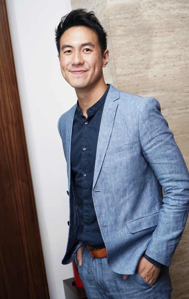 Presenter Daniel Mananta saat hadir di konferensi pers Indonesian Idol di kawasan Kebon Jeruk, Jakarta, Senin, (16/7/2019). Foto: Ronny