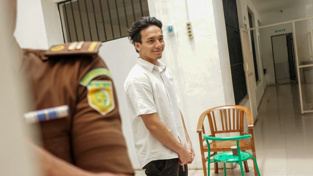 Terdakwa Jefri Nicol saat menjalani sidang lanjutan di Pengadilan Negeri Jakarta Selatan, Jakarta, Rabu, (18/9/2019). Foto: Dok. Ronny