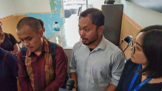 LBH Jakarta sambangi Kompolnas adukan kasus Veronica Koman. Foto: Mirsan/kumparan